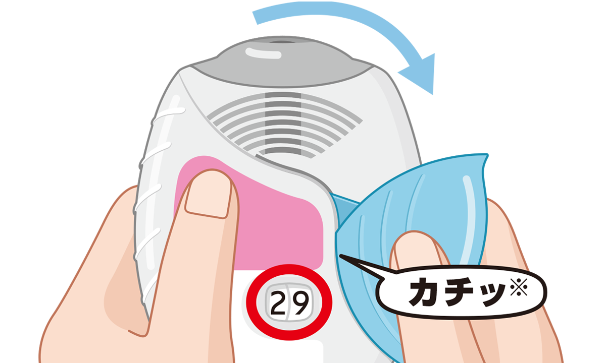小児用レルベア50エリプタの使い方1